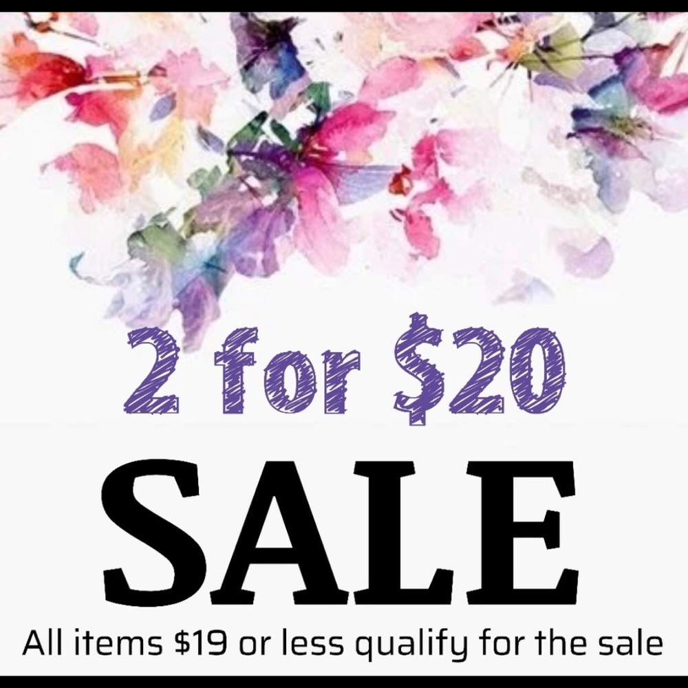 SALE 2 for $20! 😍